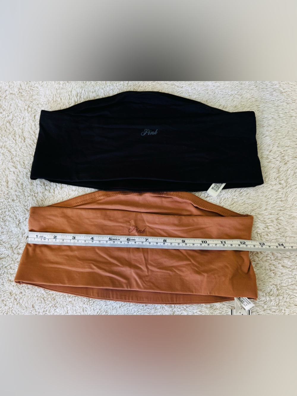 PINK Victoria's Secret Black and Brown Mini Skirt Bands